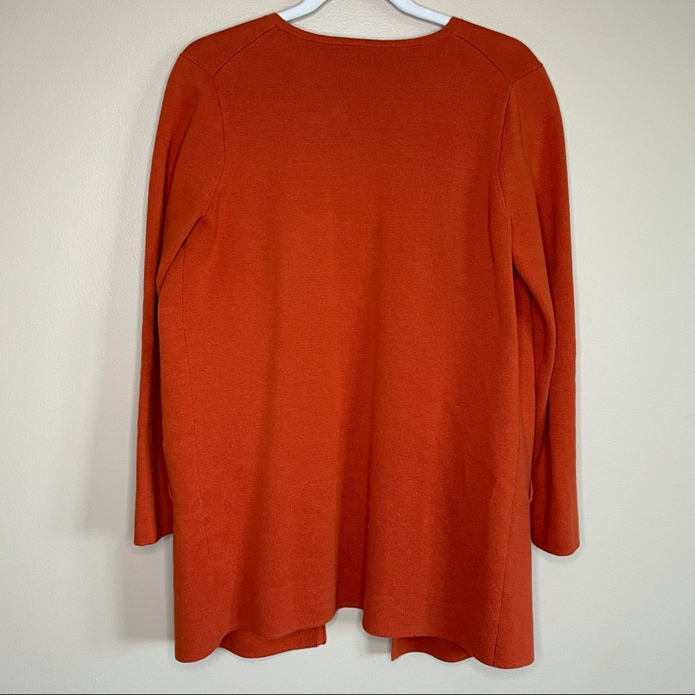 J Crew Orange Cardigan Shacket Size XS - Picture 5 of 5